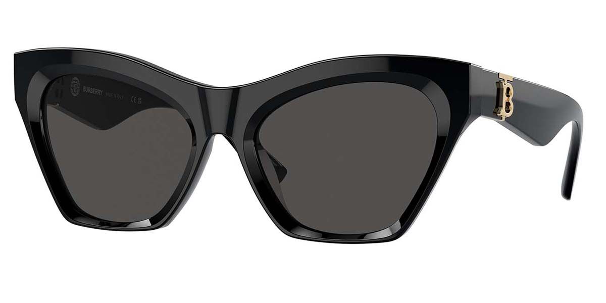 Burberry BE4420U 300187, Black frame, Dark Grey lenses