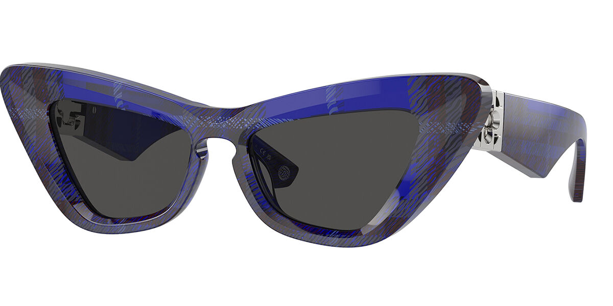 Burberry BE4421U 411487, Blue frame, Dark Grey lenses