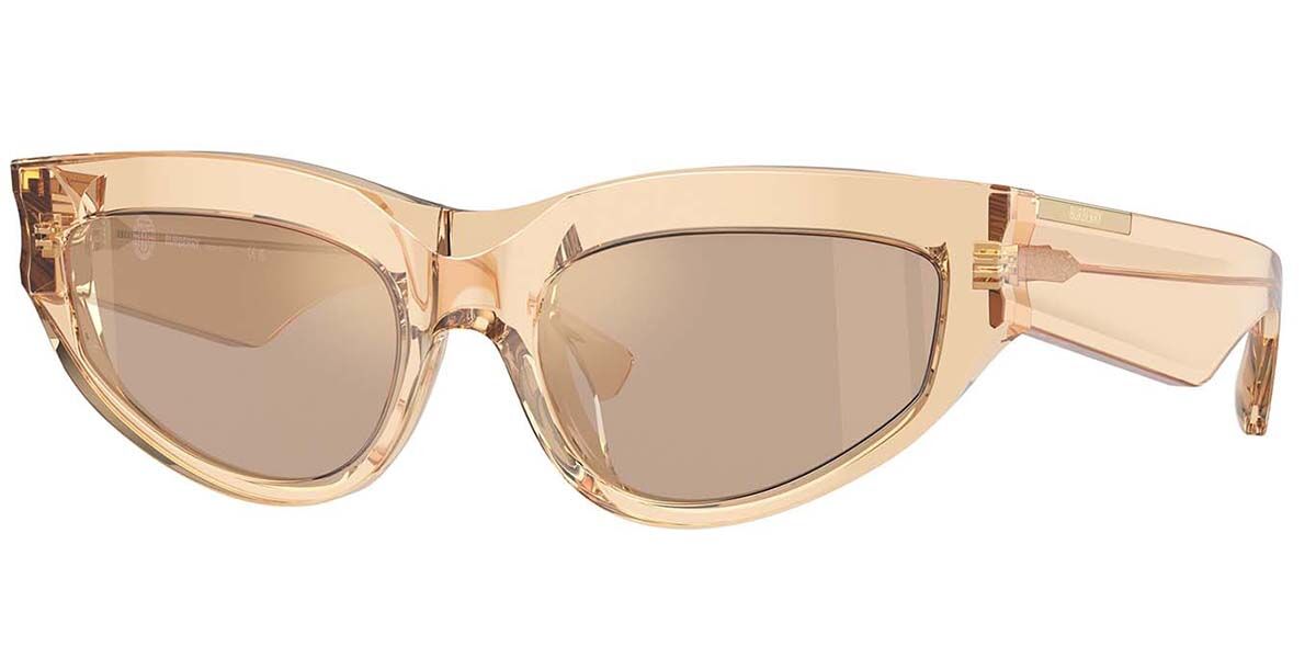Burberry BE4425U 40635A, Brown frame, Light Brown/Gold Mirror lenses
