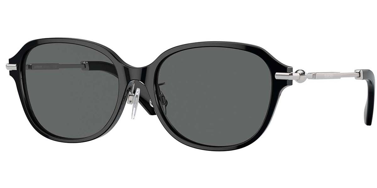 Burberry BE4429D Asian Fit 300187, Black frame, Dark Grey lenses