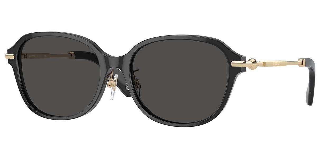 Burberry BE4429D Asian Fit 411287, Grey frame, Dark Grey lenses
