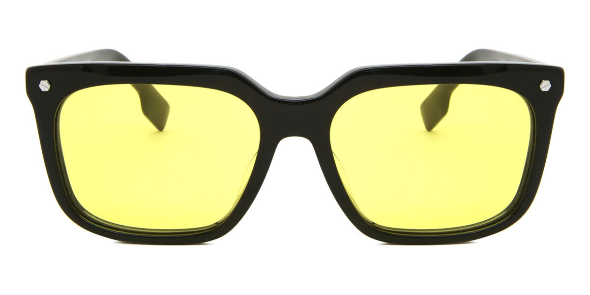 Burberry BE4337F CARNABY Asian Fit 300185, Black frame, Yellow lenses