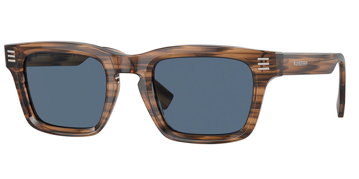 Burberry BE4403F Asian Fit 409680, Brown frame, Dark Blue lenses