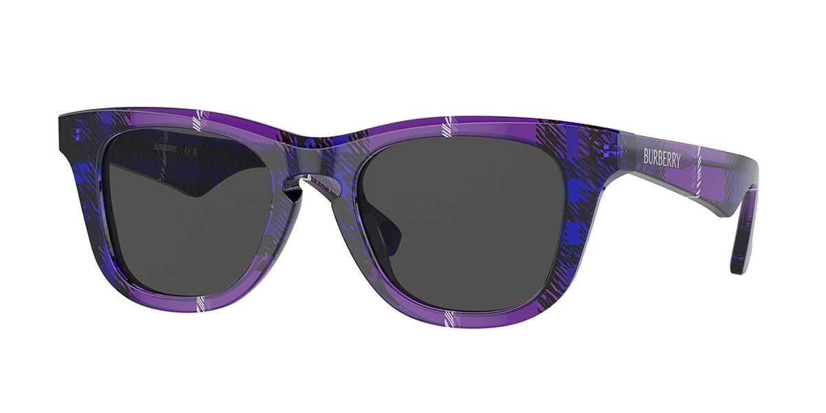 Burberry JB4002 Kids 411387, Purple frame, Dark Grey lenses