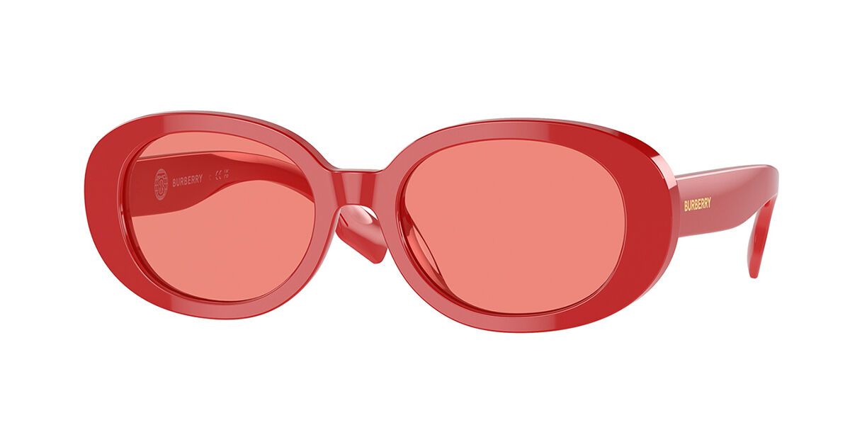 Burberry JB4339 Kids 391984, Red frame, Pink lenses
