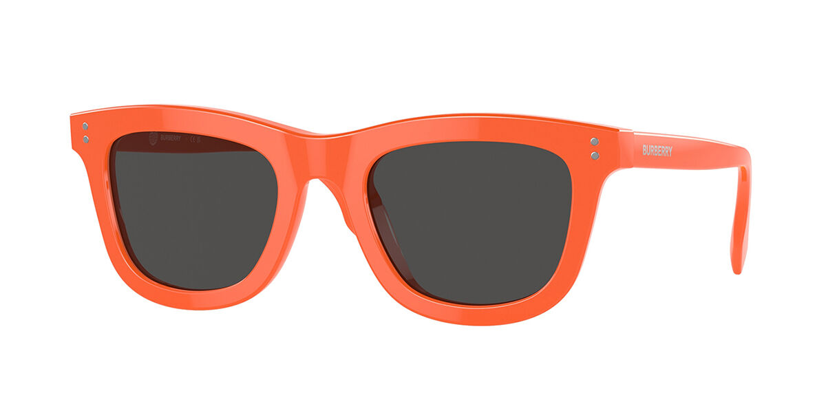 Burberry JB4356 Kids 393887, Orange frame, Dark Grey lenses