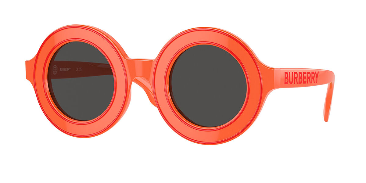Burberry JB4386 Kids 393887, Orange frame, Dark Grey lenses