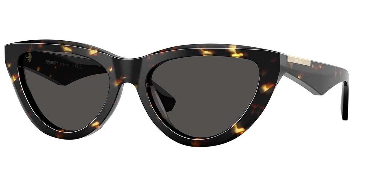 Burberry BE4436U 410687, Tortoiseshell frame, Dark Grey lenses