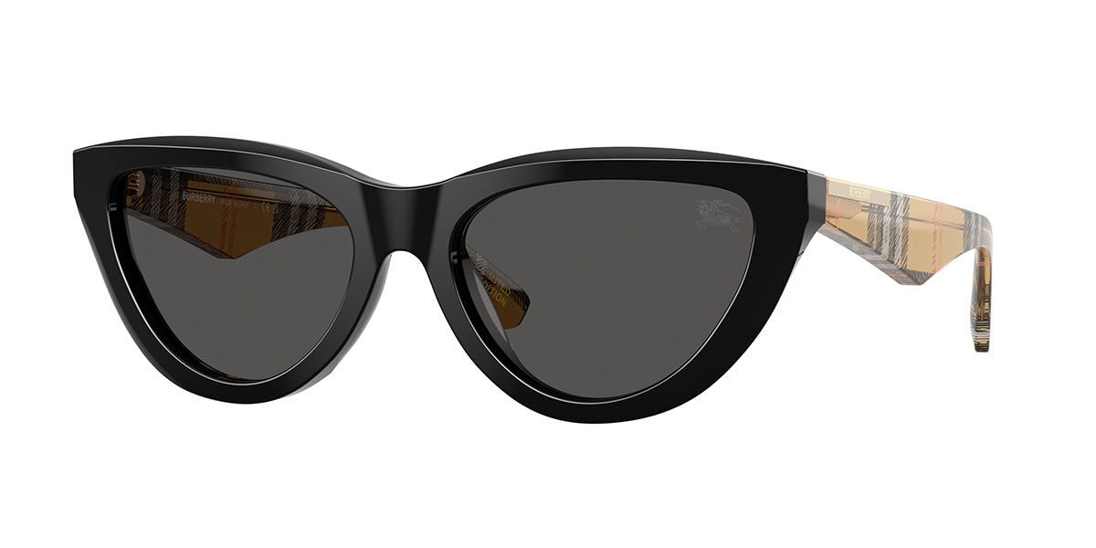 Burberry BE4436U 418887, Black frame, Dark Grey lenses