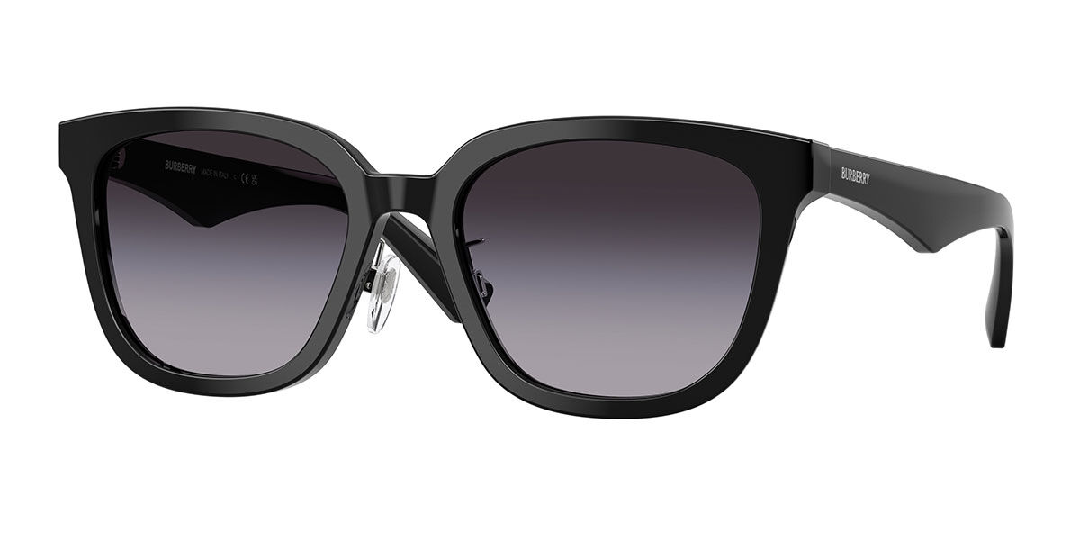 Burberry BE4446D Asian Fit 30018G, Black frame, Gradient Grey lenses