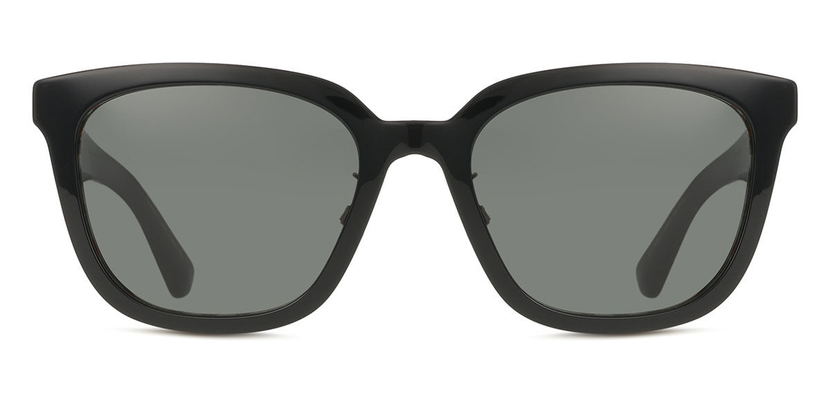 Burberry BE4446D Asian Fit 412187, Black frame, Dark Grey lenses