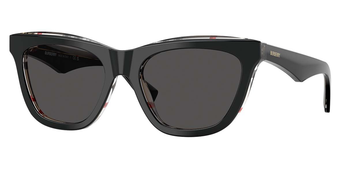 Burberry BE4435 412187, Black frame, Dark Grey lenses