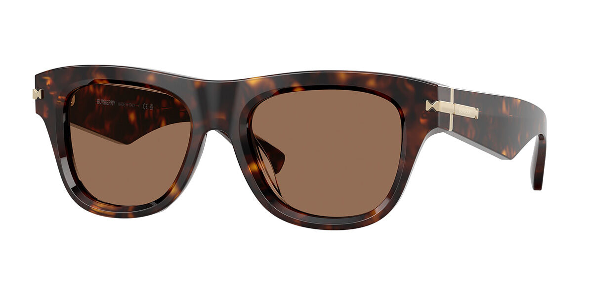 Burberry BE4438U 300273, Tortoiseshell frame, Dark Brown lenses