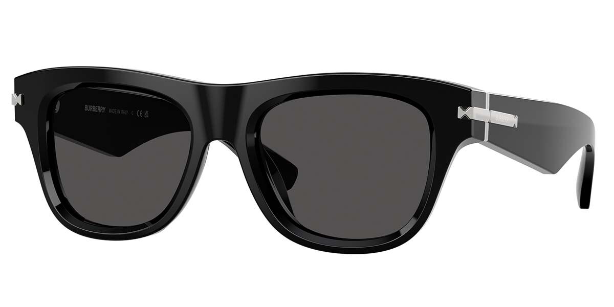 Burberry BE4438U 300187, Black frame, Dark Grey lenses