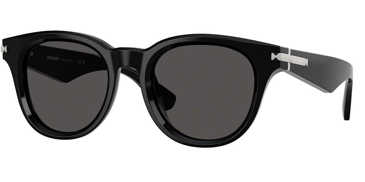 Burberry BE4439 300187, Black frame, Dark Grey lenses