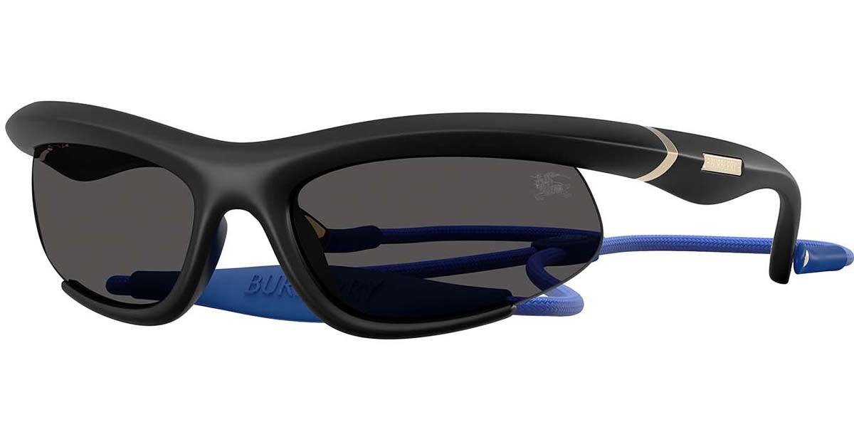 Burberry BE4462 345287, Black frame, Dark Grey lenses