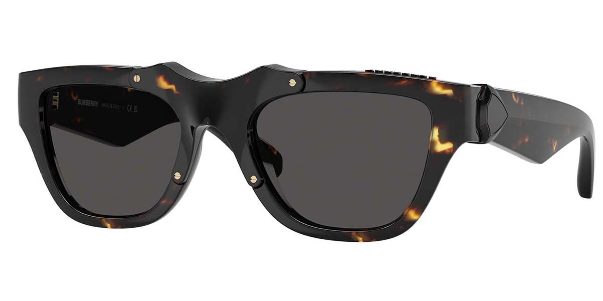 Burberry BE4445U 410687, Tortoiseshell frame, Dark Grey lenses