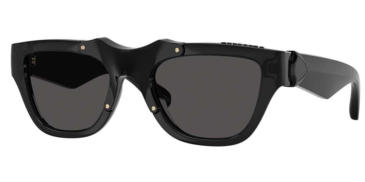 Burberry BE4445U 411287, Grey frame, Dark Grey lenses