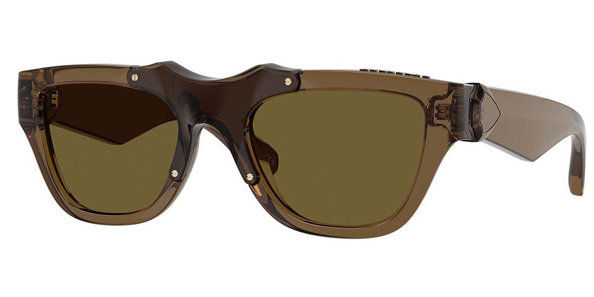 Burberry BE4445U 414373, Brown frame, Dark Brown lenses