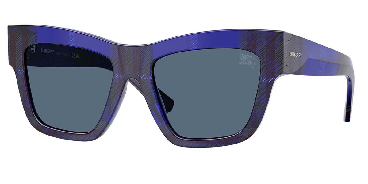 Burberry BE4449 411480, Blue frame, Dark Blue lenses