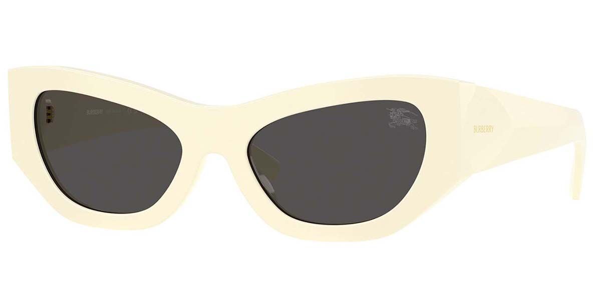 Burberry BE4450U 415887, White frame, Dark Grey lenses