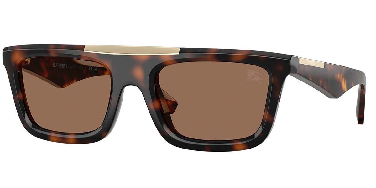 Burberry BE4451U 300273, Tortoiseshell frame, Dark Brown lenses