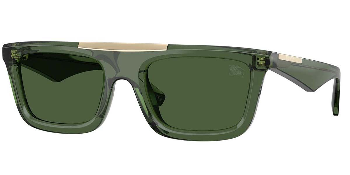 Burberry BE4451U 417471, Green frame, Dark Green lenses