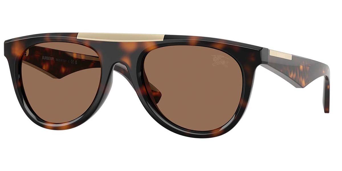 Burberry BE4452U 300273, Tortoiseshell frame, Dark Brown lenses