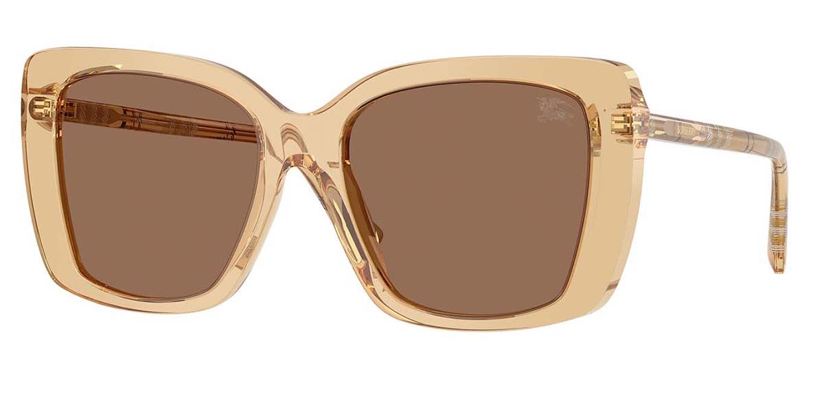 Burberry BE4456 416773, Brown frame, Dark Brown lenses
