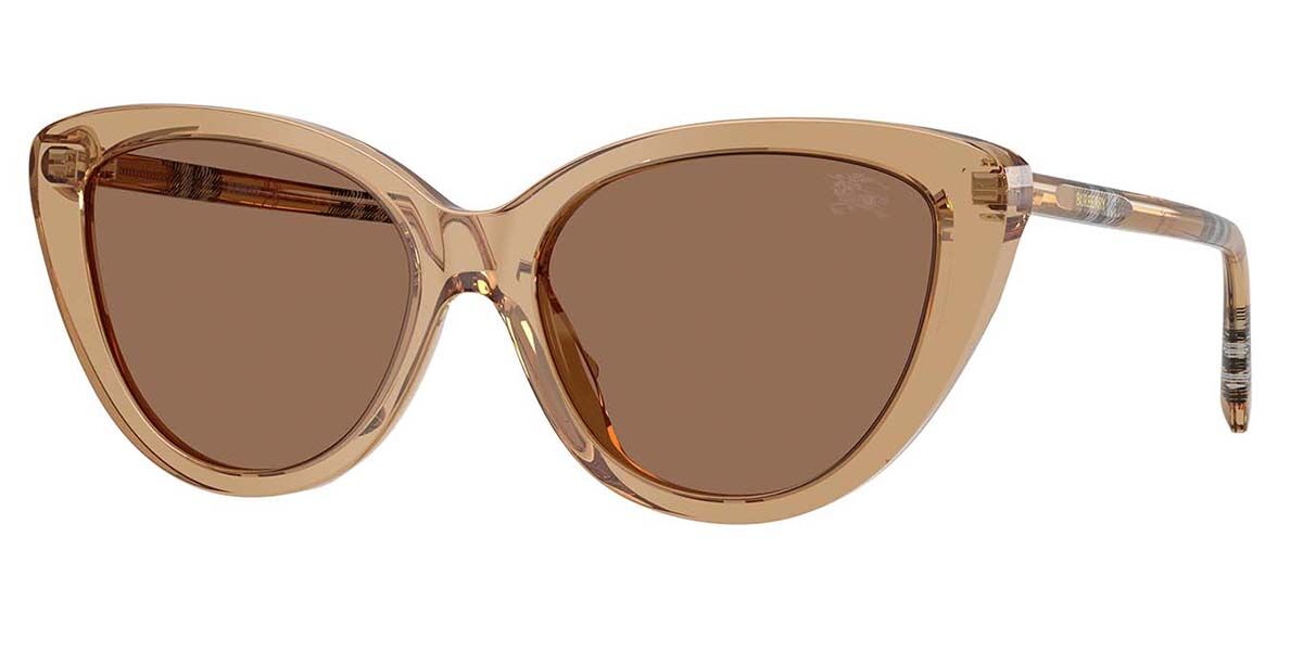 Burberry BE4457 416473, Brown frame, Dark Brown lenses
