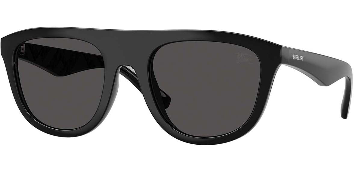Burberry BE4459U 300187, Black frame, Dark Grey lenses