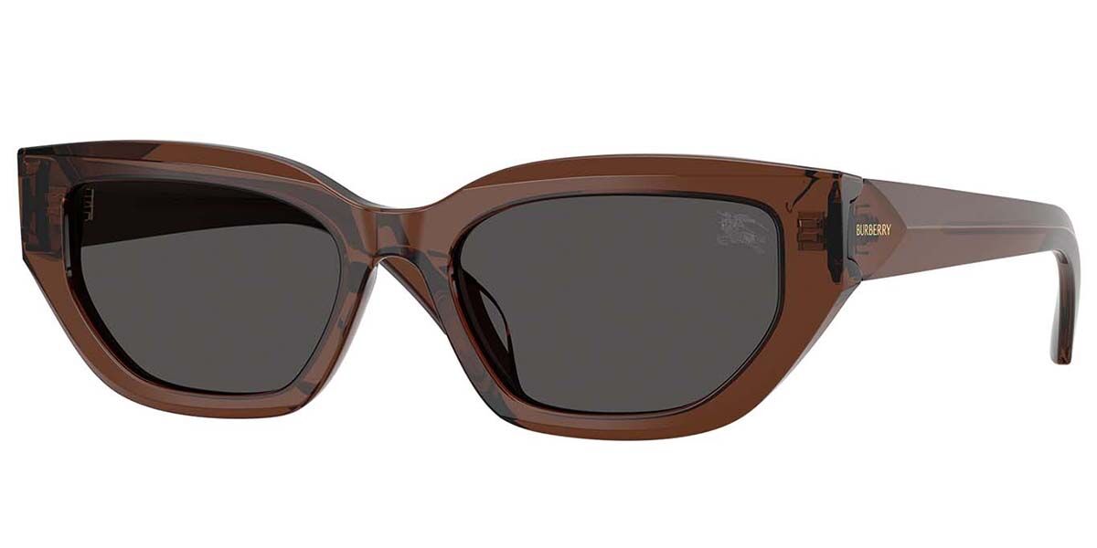 Burberry BE4463D Asian Fit 411687, Brown frame, Dark Grey lenses