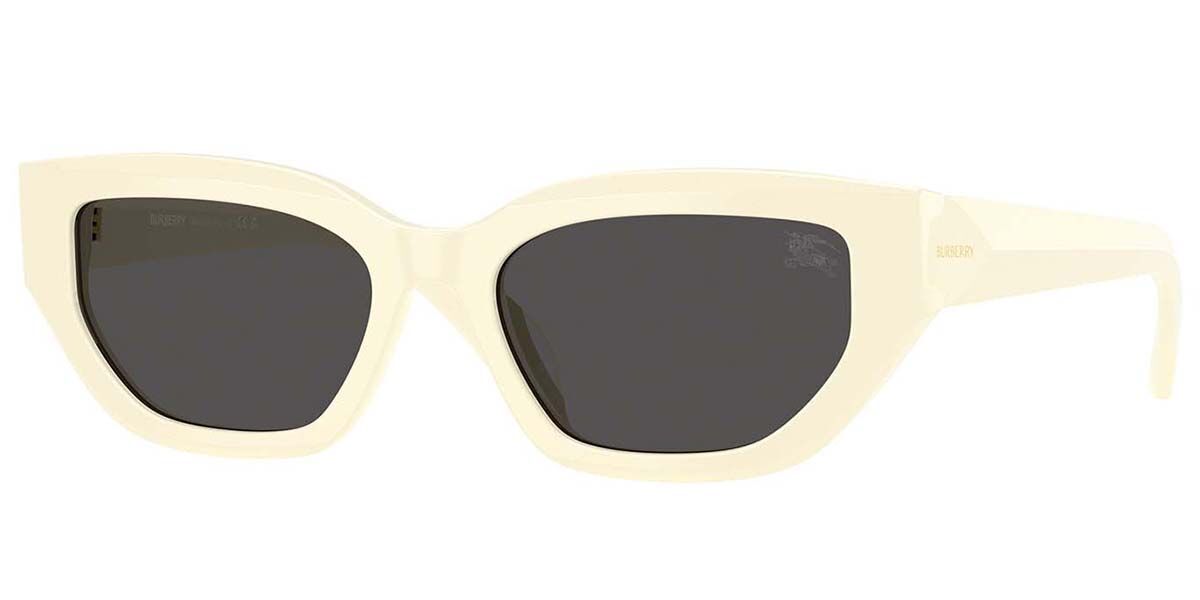 Burberry BE4463D Asian Fit 415887, White frame, Dark Grey lenses