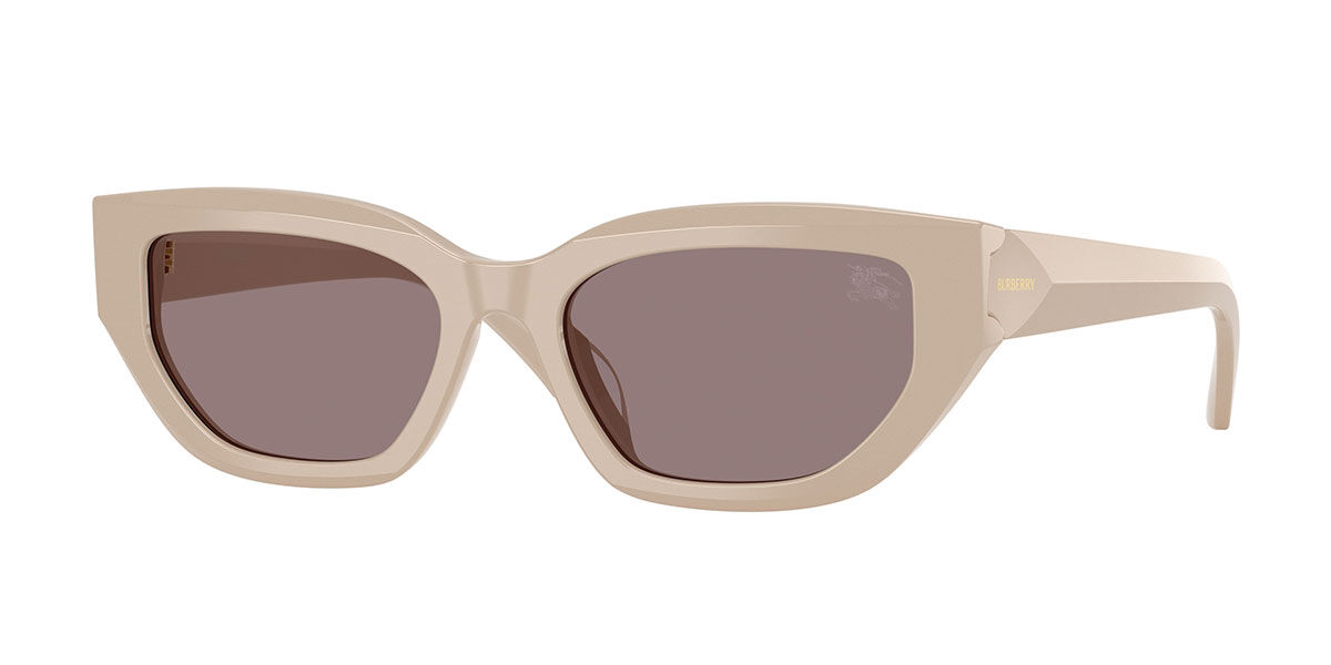 Burberry BE4463D Asian Fit 42447N, Brown frame, Dark Violet lenses