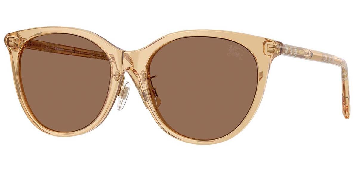 Burberry BE4464D Asian Fit 416773, Brown frame, Dark Brown lenses
