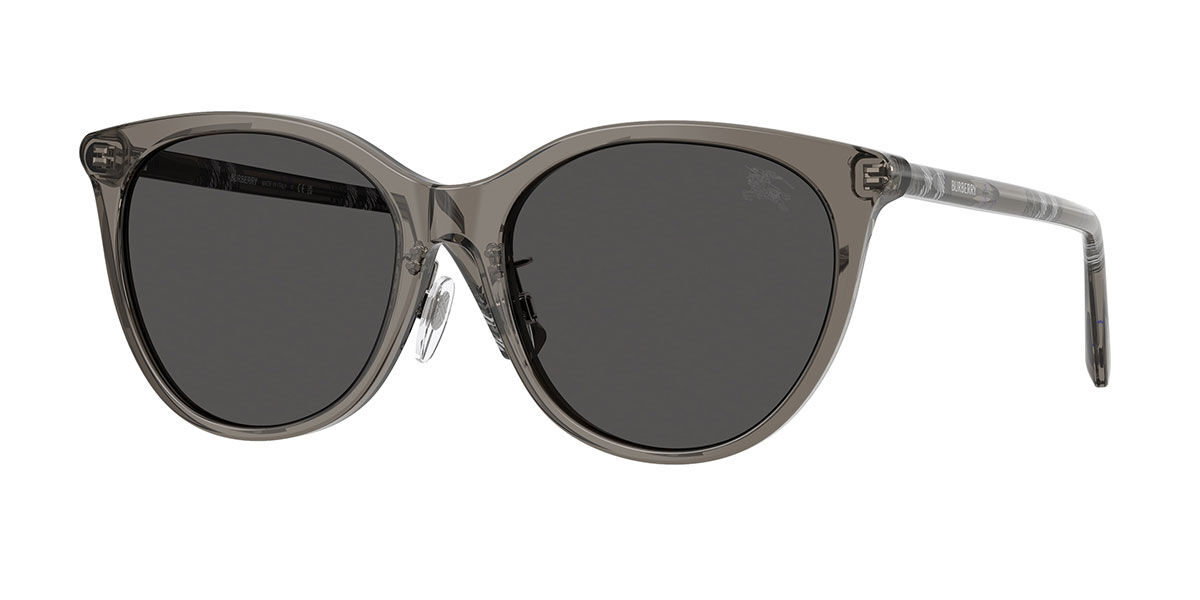 Burberry BE4464D Asian Fit 416087, Grey frame, Dark Grey lenses
