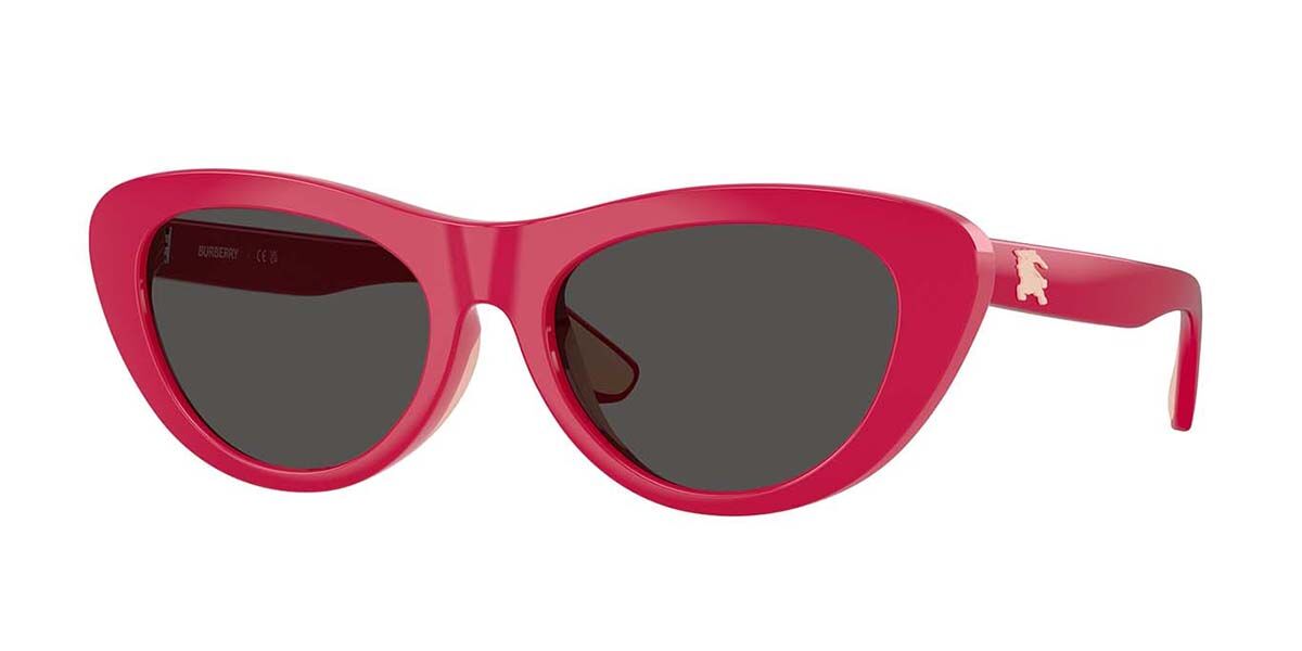 Burberry JB4004U Kids 413187, Pink frame, Dark Grey lenses