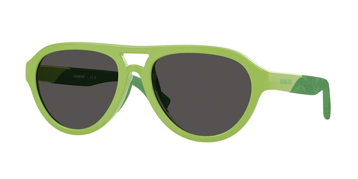 Burberry JB4005U Kids 418287, Green frame, Dark Grey lenses