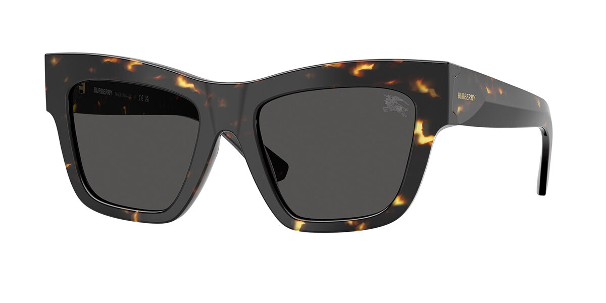 Burberry BE4449F Asian Fit 410687, Tortoiseshell frame, Dark Grey lenses