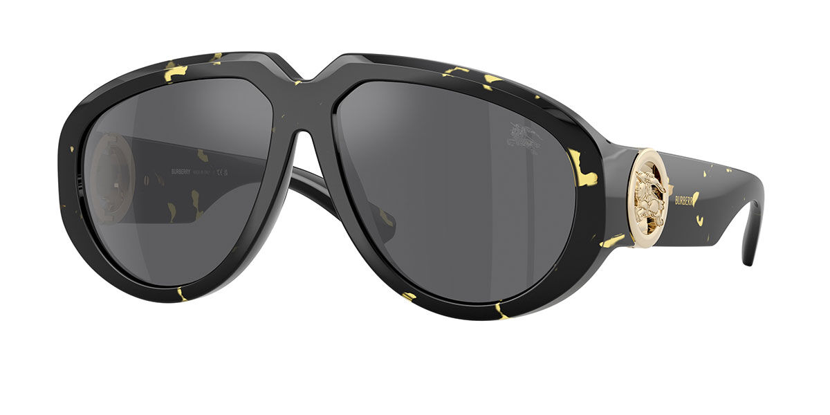 Burberry BE4479U 41066G, Tortoiseshell frame, Grey Mirror Silver lenses