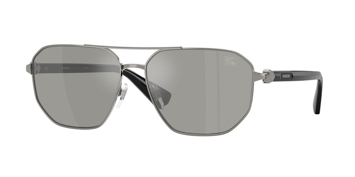 Burberry BE3166 10036G, Light Grey/Silver Mirror lenses