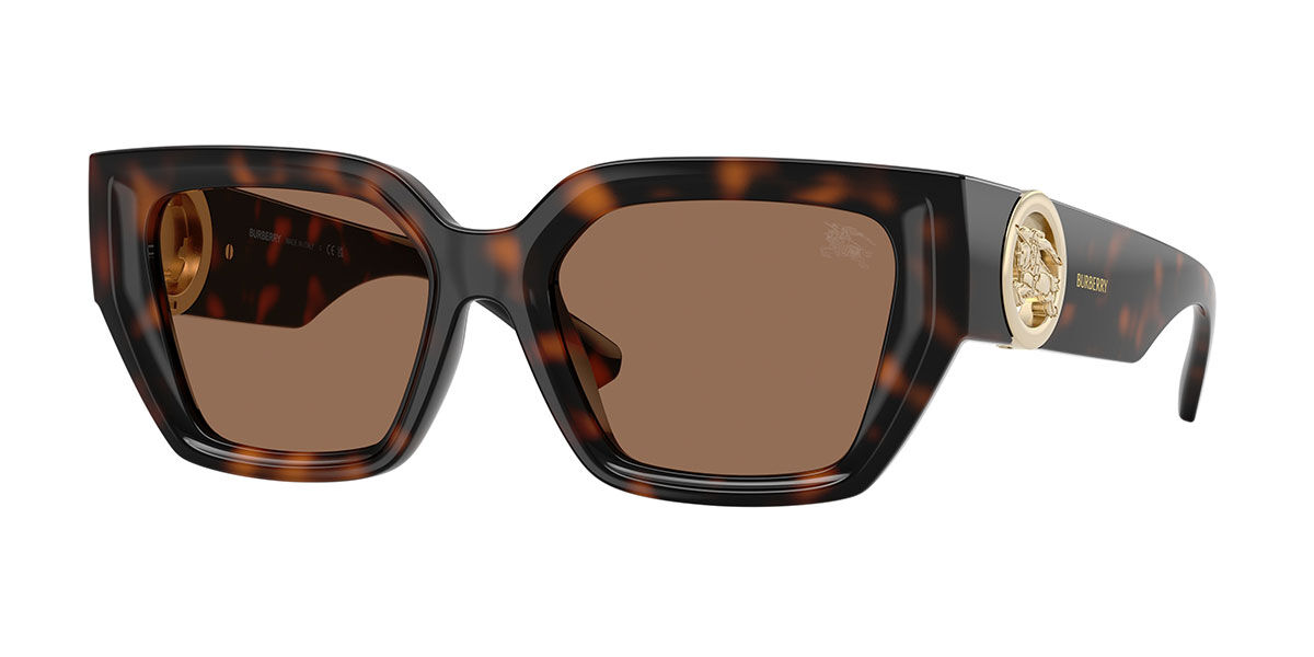 Burberry BE4472U 300273, Tortoiseshell frame, Dark Brown lenses