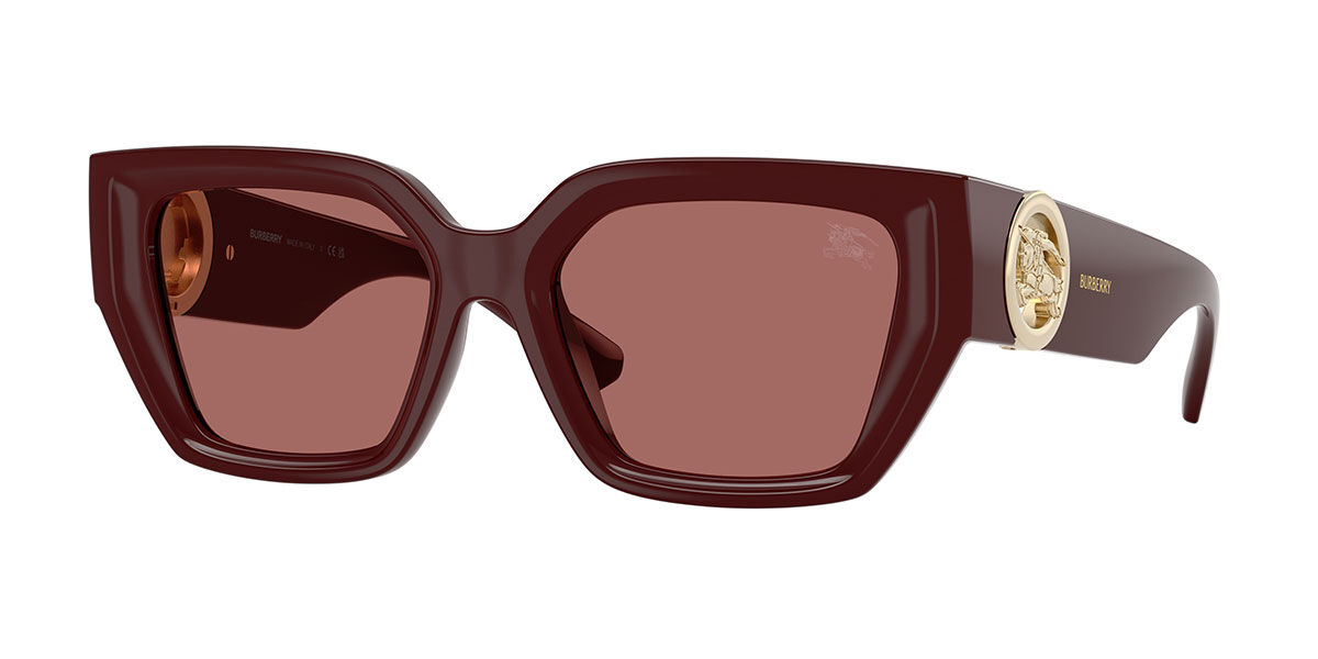 Burberry BE4472U 411969, Burgundy frame, Dark Violet lenses