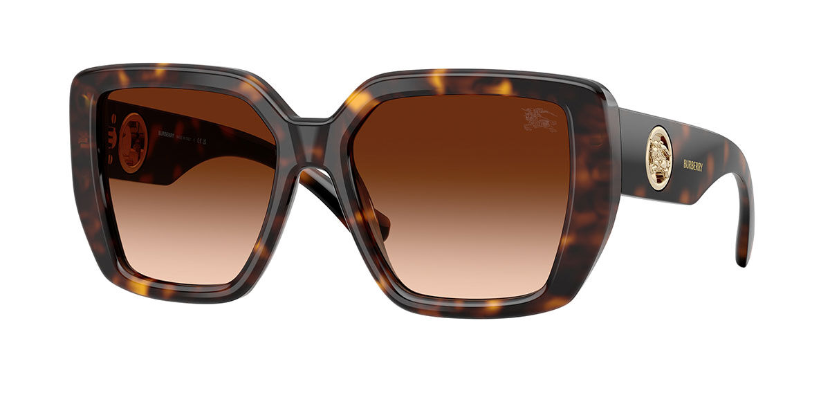 Burberry BE4471F Asian Fit 300274, Tortoiseshell frame, Gradient Brown lenses