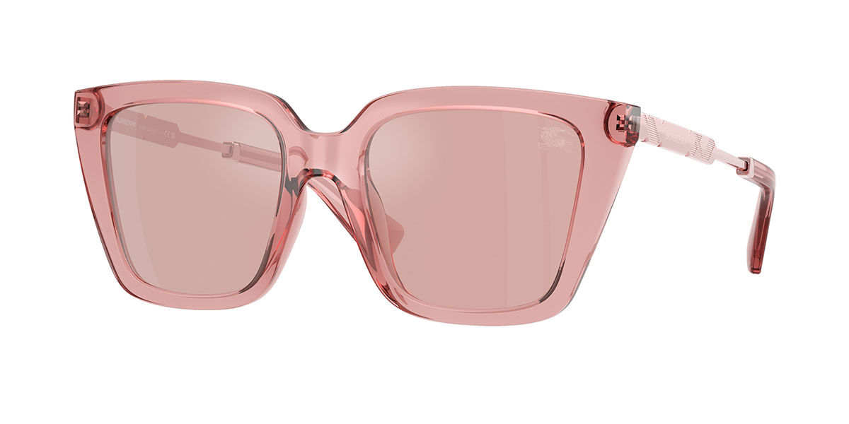Burberry BE4473U 41969L, Pink frame, Light Violet/Flash Silver Mirror lenses