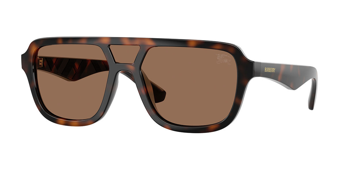 Burberry BE4474U 300273, Tortoiseshell frame, Dark Brown lenses
