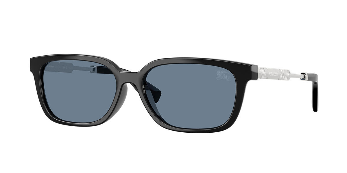 Burberry BE4481D Asian Fit Polarized 30012V, Black frame, Dark Blue Polarized lenses