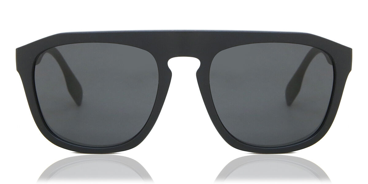 Burberry BE4396U WREN Asian Fit 346487, Black frame, Dark Grey lenses