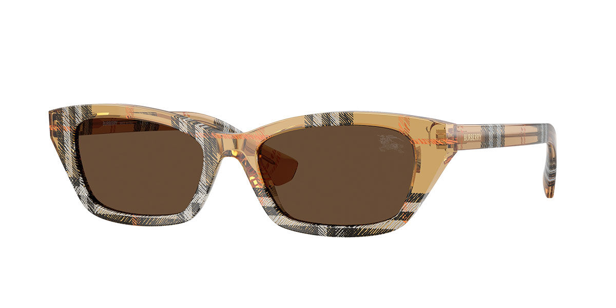 Burberry BE4488 416373, Brown frame, Dark Brown lenses
