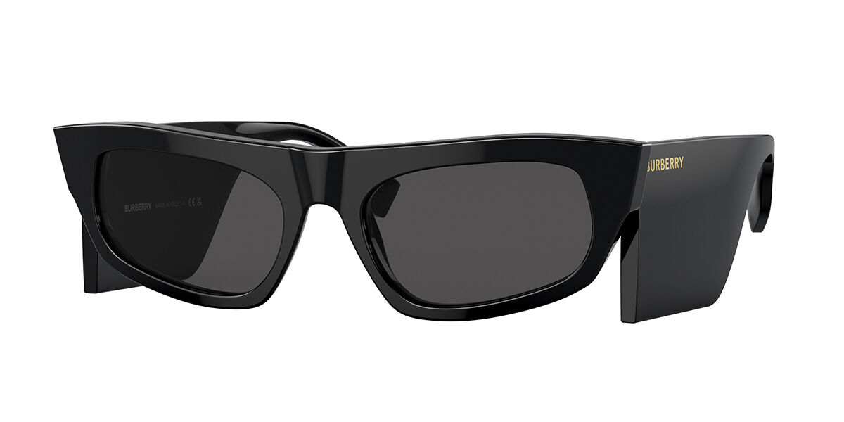 Burberry BE4385 PALMER 300187, Black frame, Dark Grey lenses